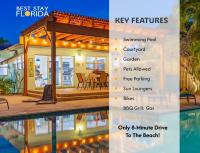 Beachside Bliss Lush Pool, Courtyard & Garden - B&B