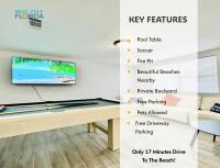 Cozy Retreat Close Beach Pool Table Soccer - B&B Lakeland