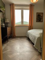 Apartment mit 2 Schlafzimmern und Gartenblick