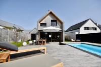Kerguille, villa avec piscine - B&B La Trinité-sur-Mer