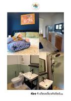 Habitación con cama extragrande.