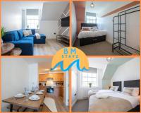 Central 2 bedroom Apartment in Bournemouth, 5 minutes walk to the beach, sleeps up to 6 - Chambres d’hôtes Bournemouth