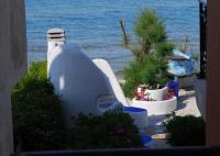 Doppel-/Zweibettzimmer mit seitlichem Meerblick