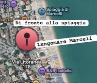 Conero casa- Marcelli di Numana in Via Litoranea 178 Fronte Mare con Pass Parcheggio Gratuito - Chambres d'hôtes Marcelli