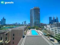 HiGuests - Luxe 2BR Overlooking Golf Course & Greenery - B&B Dubai