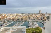 Stunning 2BR penthouse with harbour view & BBQ by 360 Estates - B&B Pietà