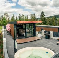 Góralski Harem Osada Glamp & Glass z Jacuzzi i Balią - B&B Zakopane