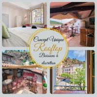 Le Veronese, Maison des Artistes, Vue, Rooftop - Chambres d’hôtes Cotignac