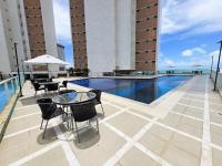 Ap com vista livre incrível com piscina e ar - Chambres d’hôtes Natal