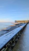 Beautiful beachfront apartment, 180d sea and cliff view - Chambres d’hôtes Veulettes-sur-Mer