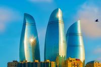 Panoramic 2BR Flame Towers View Old City Nizami St - B&B Baku