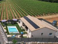 En Ardèche Villa de vacances l'Olympe climatisée avec sa piscine privée et chauffée - B&B Joyeuse