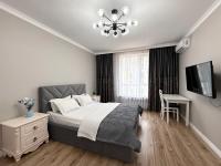 Stylish Raimbek11 Residence, 1BR nearby metro & drinking water as a gift - B&B Almatý