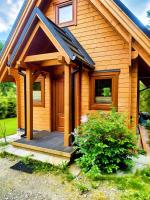 Domki Janosik - Elegancki domek w górach, na szczelnie ogrodzonej indywidualnej działce, przyjmujemy psy bezpłatnie, w Łopusznej, niedaleko Nowego Targu i Białki Tatrzańskiej na Podhalu - B&B Łopuszna