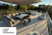 Luxboot ELISA Hausboot mit STARLINK Internet - B&B Waren