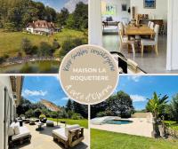 La Roquetière, Domaine Paradisiaque pour 12 personnes - B&B Ledeuix