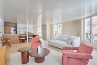 Louvre & Seine Luxury new 3BR Full AC By Melvane - B&B Parigi