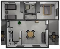 Casa Vacanze con 2 Camere da Letto e Vista Mare