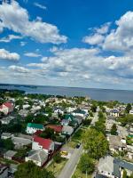 Центр міста, дві окремі спальні! Неймовірний вид з вікна! Новий будинок! - Chambres d'hôtes Tcherkassy