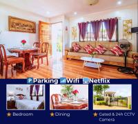 Home Away From Home 2BR Apartment 6 Minutes Drive to Grand Mall WiFi, Netflix & Free Parking - B&B