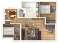 Apartment with Garden View
