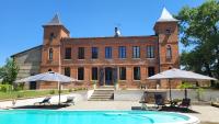 Château La Bordette 15mn Toulouse Vue Pyrénées, Piscine - B&B Clermont-le-Fort
