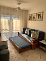 Pé na Areia com Ar nos 2 Quartos e Serviço de Praia - Ferienwohnung Bertioga