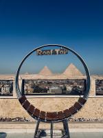 Sunset of Thebes Pyramids View - B&B Cairo