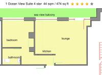 01 Deluxe One-Bedroom Apartment with Ocean View