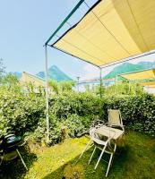 Estudio con jardín privado