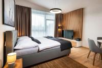 Appartement met 1 slaapkamer, balkon en uitzicht op de bergen.