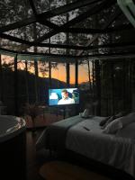 Maravilhosa Cabana de Vidro de Luxo na Natureza - Chambres d'hôtes Pomerode
