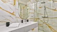 Rezydencja Niechorze D308 Classik z Basenem, Sauną, Jacuzzi, przy samej PLAŻY - 5D Apartments - B&B Niechorze