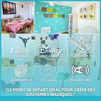 Maison WonderLodge - Déco Disney - Jeux pour tous - Proche Disney et Paris - B&B Bussy-Saint-Georges
