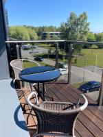 Bright studio apartment in Palanga-AC-Balcony-Self check-in - Ferienwohnung Palanga