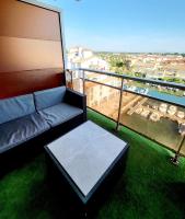Studio Le Ponton vue Marina -Parking Clim Wifi - Bed and Breakfast Canet-en-Roussillon