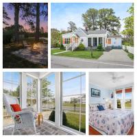 Cottage w Private Creek, Sunroom, Fire Pit, & WiFi - B&B