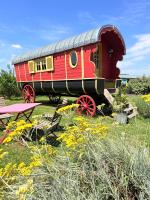 La roulotte Champêtre des Grillots - B&B Beaulon
