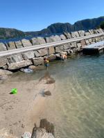 Hytte ved sjøen på Andabeløy - B&B Flekkefjord