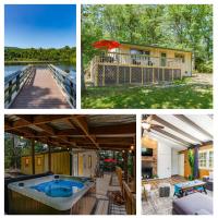 River Access Cabin w Hot Tub, Deck, Grill, & Wifi - B&B Luray