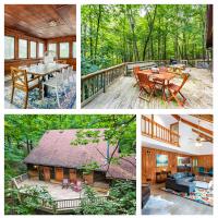 Huge Cabin w Hot Tub, Deck, Grill, Fire Pit, WiFi - B&B Berkeley Springs