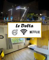 Le Delta - Centre CHU - parking privé - Netflix - B&B Poitiers
