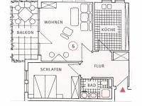 Appartamento con 1 Camera da Letto e Balcone