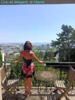 Appartement Spacieux et Chic Le Havre, capacité 2 personnes ou famille 3 personnes,1 chambre, baignoire - B&B Le Havre