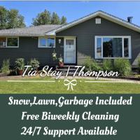 Contractor-friendly,4Beds, Free Parking&Laundry - B&B Thompson