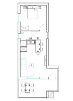 Apartment mit 1 Schlafzimmer