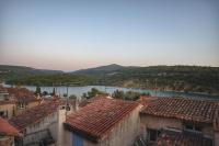 Vue Lac avec Terrasse Couverte - Ferienwohnung Bauduen