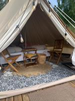 Glampingtelt i fjordkanten, Rønlund Hyttepark - B&B Røn