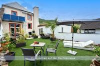 Bambuszimmer mit großem Dachgarten im Gästehaus Graf-Schmelzer - Chambres d’hôtes Trittenheim