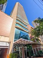 Flat Estancofor Santos na Quadra da Praia com Vista do Mar - Ferienwohnung Santos